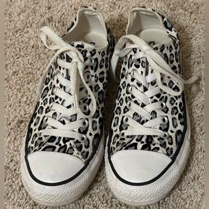 Cheetah Print Converse (Still in good condition)
